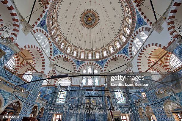 the rustem pasha mosque - istanbul mosque stock pictures, royalty-free photos & images