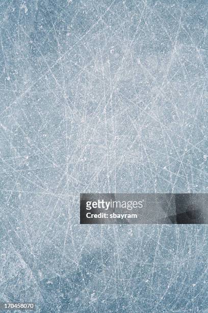 sfondo graffiato ghiaccio - hockey su ghiaccio foto e immagini stock