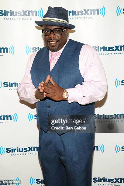 Actor, comedian and director Cedric the Entertainer visits SiriusXM Studios on June 13, 2013 in New York City.