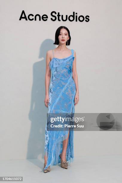 Irene Kim attends the Acne Studios Womenswear Spring/Summer 2024 show as part of Paris Fashion Week on September 27, 2023 in Paris, France.