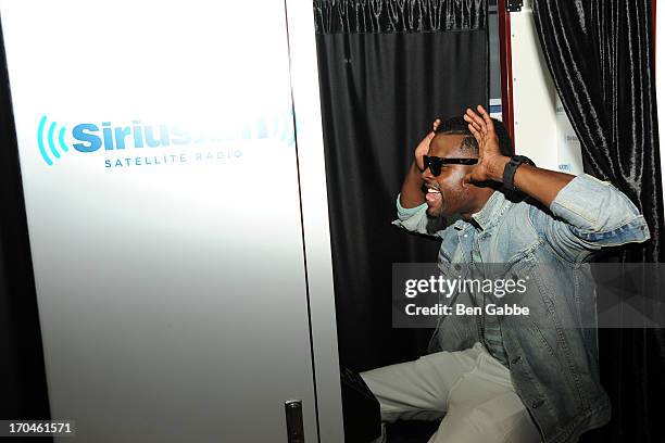 Recording artist Shaliek visits SiriusXM Studios on June 13, 2013 in New York City.