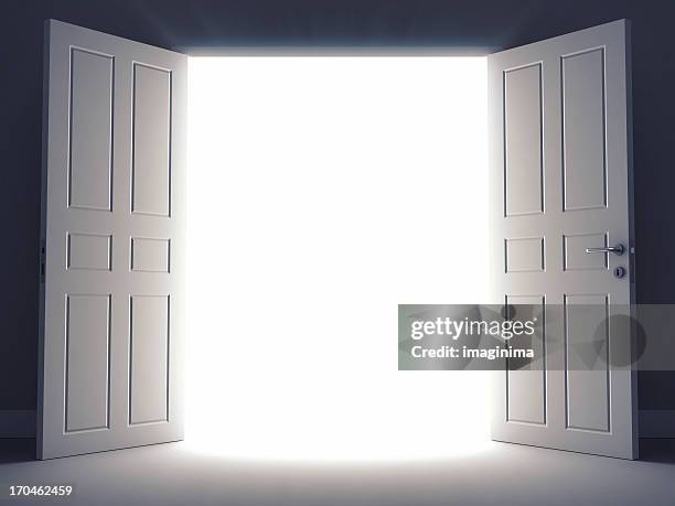 open doors - opening stock pictures, royalty-free photos & images