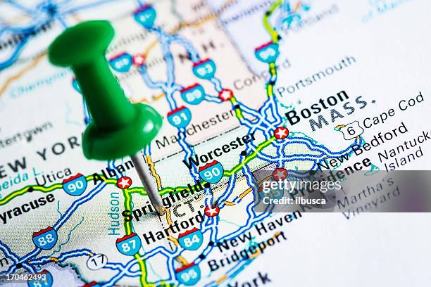 State Connectin 959 Connecticut State Map Stock Photos, High-Res Pictures, and Images ...
