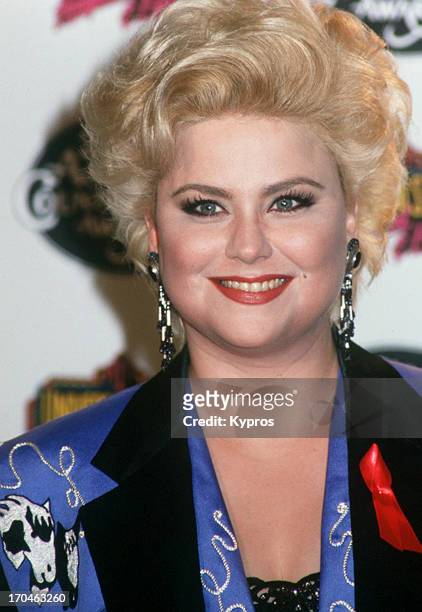 American actress and comedian Delta Burke, circa 1990.