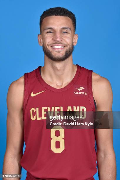 Pete Nance of the Cleveland Cavaliers poses for a head shot during 2023-24 NBA Media Day on October 2, 2023 in Cleveland, Ohio at the Rocket Mortgage...