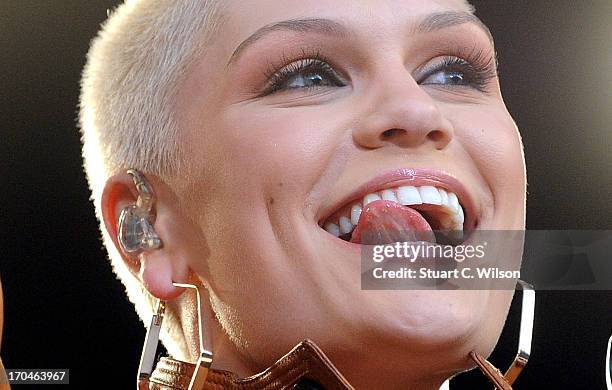 Jessie J performing at agit8 at Tate Modern, ONE's campaign ahead of the G8 at Tate Modern on June 13, 2013 in London, England.