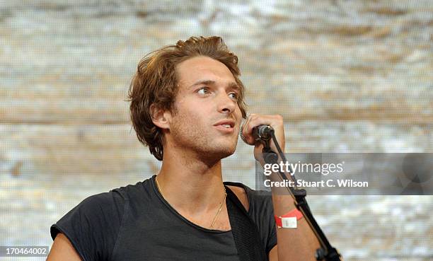 Paolo Nutini performing at agit8 at Tate Modern, ONE's campaign ahead of the G8 at Tate Modern on June 13, 2013 in London, England.