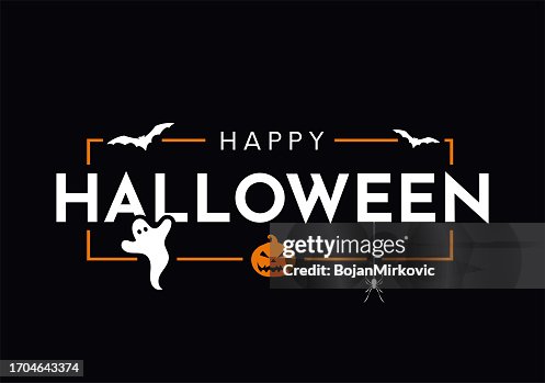 Happy Halloween card, banner. Vector Happy Halloween card, banner. Vector