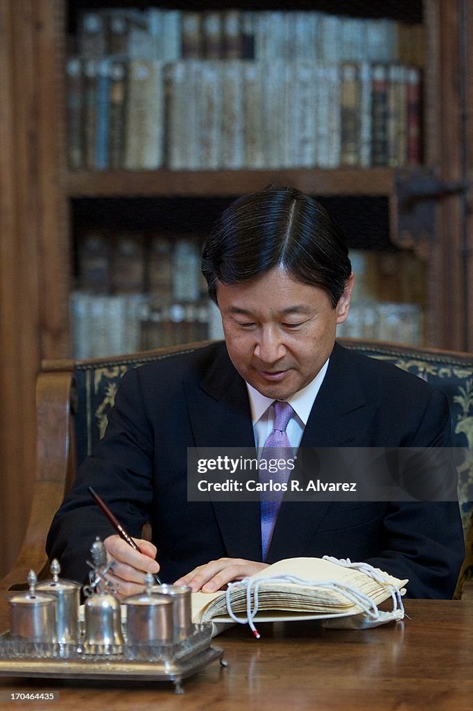 Japanese Crown Prince Naruhito Visits Salamanca