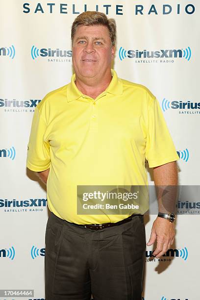 Professional golfer Hal Sutton visits SiriusXM Studios on June 13, 2013 in New York City.