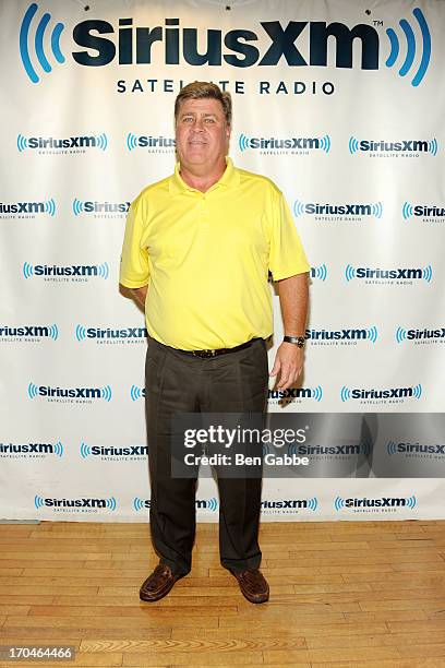 Professional golfer Hal Sutton visits SiriusXM Studios on June 13, 2013 in New York City.