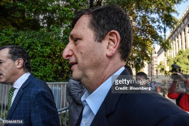 Alex Mashinsky, former chief executive officer of Celsius Network Ltd., arrives at court in New York, US, on Tuesday, Oct. 3, 2023. Mashinsky was...