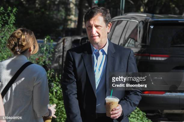 Alex Mashinsky, former chief executive officer of Celsius Network Ltd., arrives at court in New York, US, on Tuesday, Oct. 3, 2023. Mashinsky was...