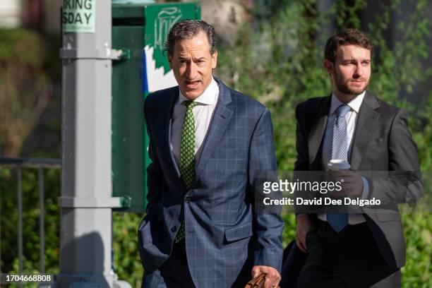 Founder and former CEO of crypto lender Celsius Alexander Mashinsky arrives to federal court on October 3, 2023 in New York City. Mashinsky was...