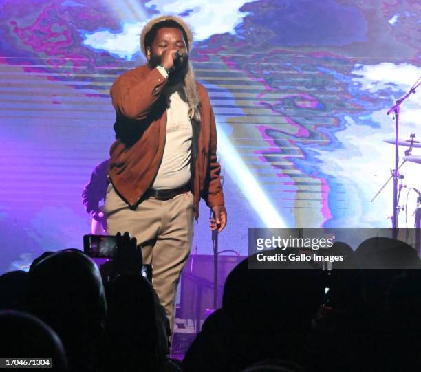 Sjava at the Standard Bank Joy Of Jazz on Day 01 at Sandton Convention Centre on September 29, 2023 in Sandton, South Africa. Standard Bank Joy of...