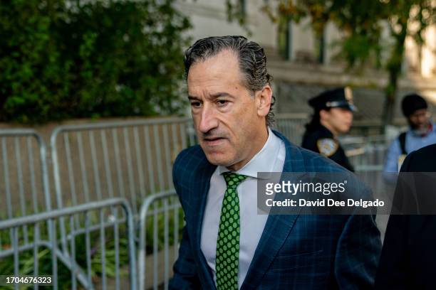 Founder and former CEO of crypto lender Celsius Alexander Mashinsky arrives to federal court on October 3, 2023 in New York City. Mashinsky was...