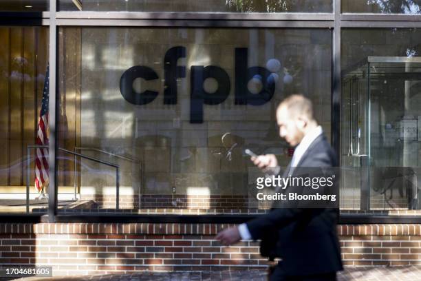 The US Consumer Financial Protection Bureau headquarters in Washington, DC, US, on Tuesday, Oct. 3, 2023. Thirteen years after a...