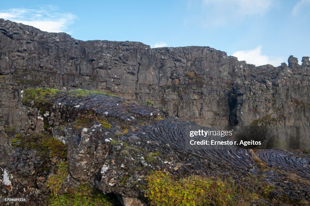 Volcanic wash near Silfra rift