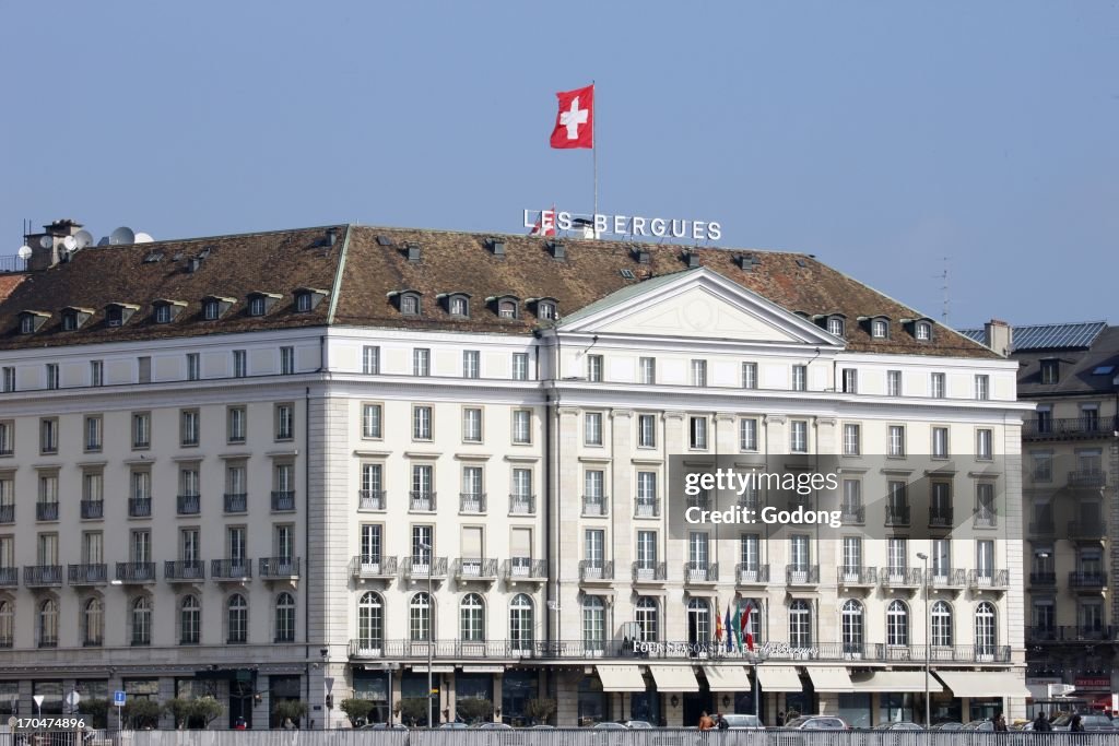 Les Bergues hotel, Geneva, Geneva, Switzerland.