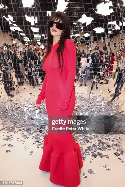 Kylie Jenner attends the Acne Studios Womenswear Spring/Summer 2024 show as part of Paris Fashion Week on September 27, 2023 in Paris, France.