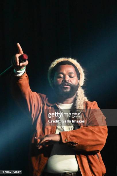 Sjava at the Standard Bank Joy Of Jazz on Day 01 at Sandton Convention Centre on September 29, 2023 in Sandton, South Africa. Standard Bank Joy of...