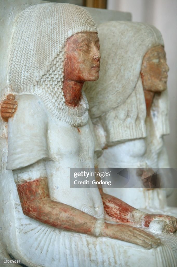 Akhenaton and Nefertiti, Le Caire, Egypt.