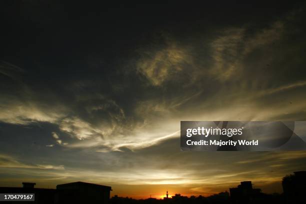 Skyline of Dhaka, the capital city of Bangladesh. July 6, 2009.