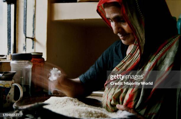 She is working in a disabilities organization SARPV. She cooks and cleans here. Every employee calls her Aunty . She gets 700 taka per month. She...