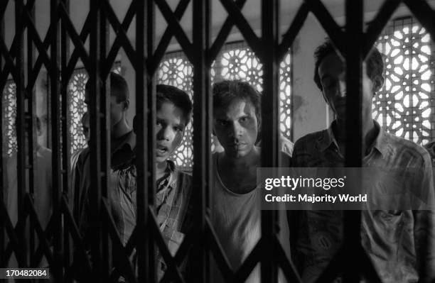 Entrance to the ward for violent patients. The Mental Hospital, Pabna is the first hospital of its kind in Bangladesh for a population of about 130...