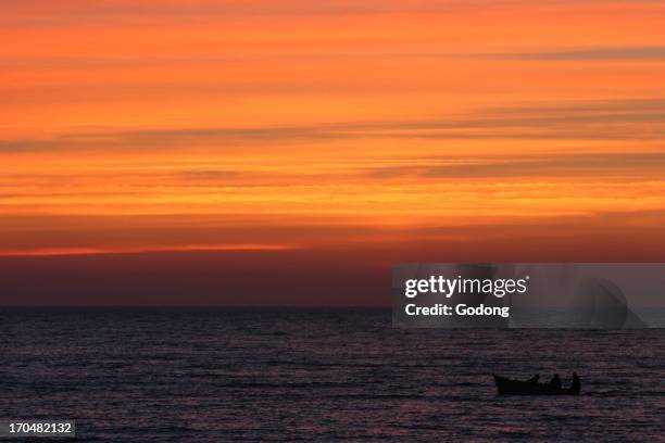 Dawn in La Marsa, La Marsa, Tunisia.