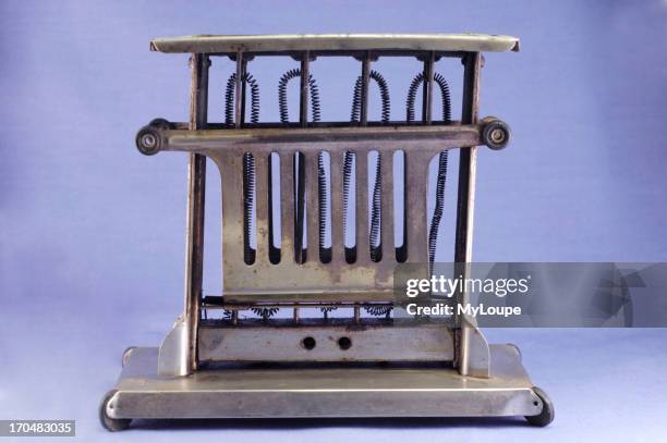 Electric kitchen bread toaster from the early 20th century. This one was built in 1914.