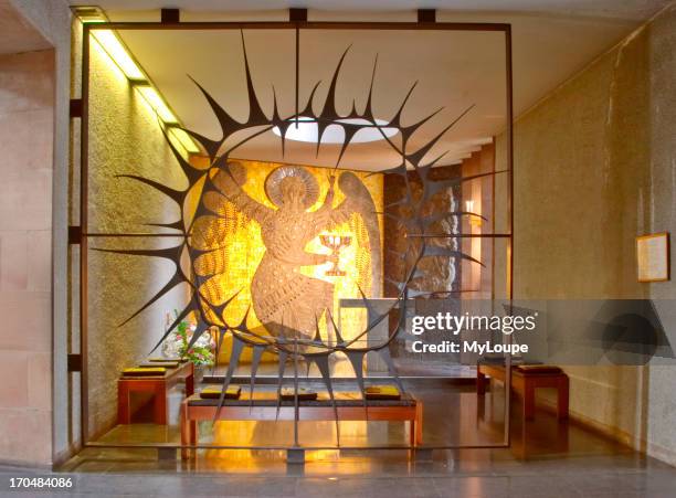 The chapel of Christ in Gethsemane at the new Cathedral, Coventry, UK.