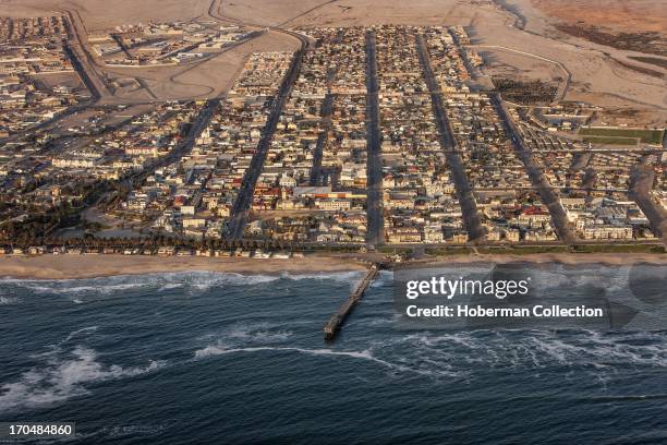 Harbour of Swakopmund in Namibia.