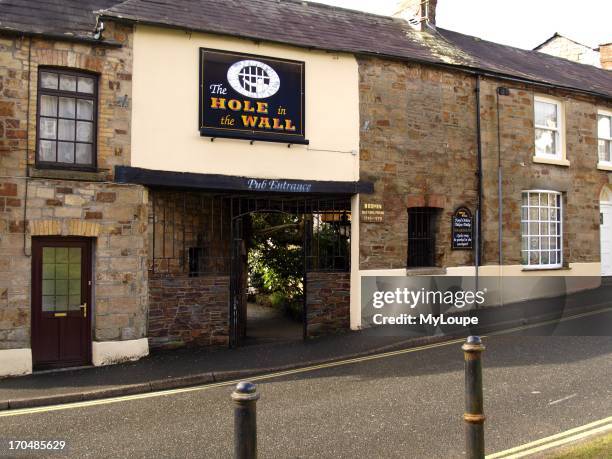 The Hole in the Wall pub, which was the Debtors Prison 1749-1779, Bodmin, England, United Kingdom.