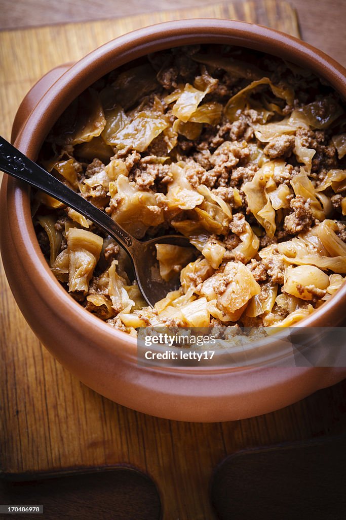 Stewed cabbage