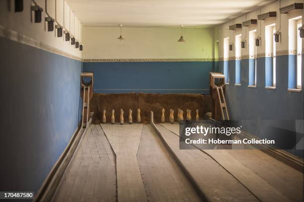 Pictures of desolate ghost town at Kolmanskop Namibia.