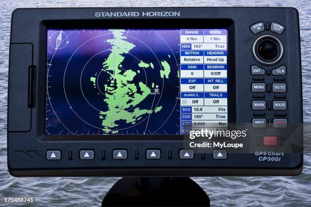 Marine chart plotter device for martime navigation.