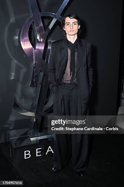 Finn Wolfhard attends the YSL Beauty Party MYSLF as part of Paris Fashion Week on September 27, 2023 in Paris, France.