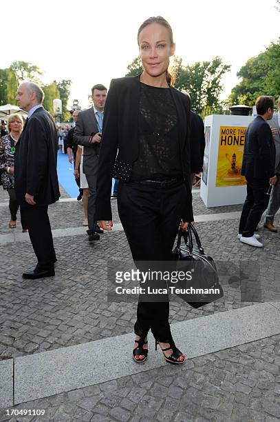 Sonja Kirchberger attends the producer party 2013 of the German producers alliance at Restaurant Auster on June 13, 2013 in Berlin, Germany.
