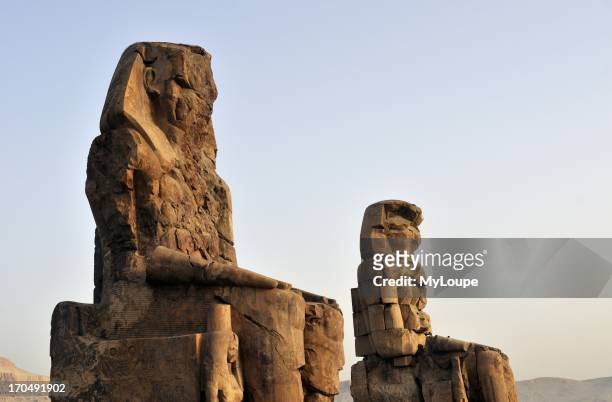 Colossi of Memnon, Luxor, West Bank, Egypt.