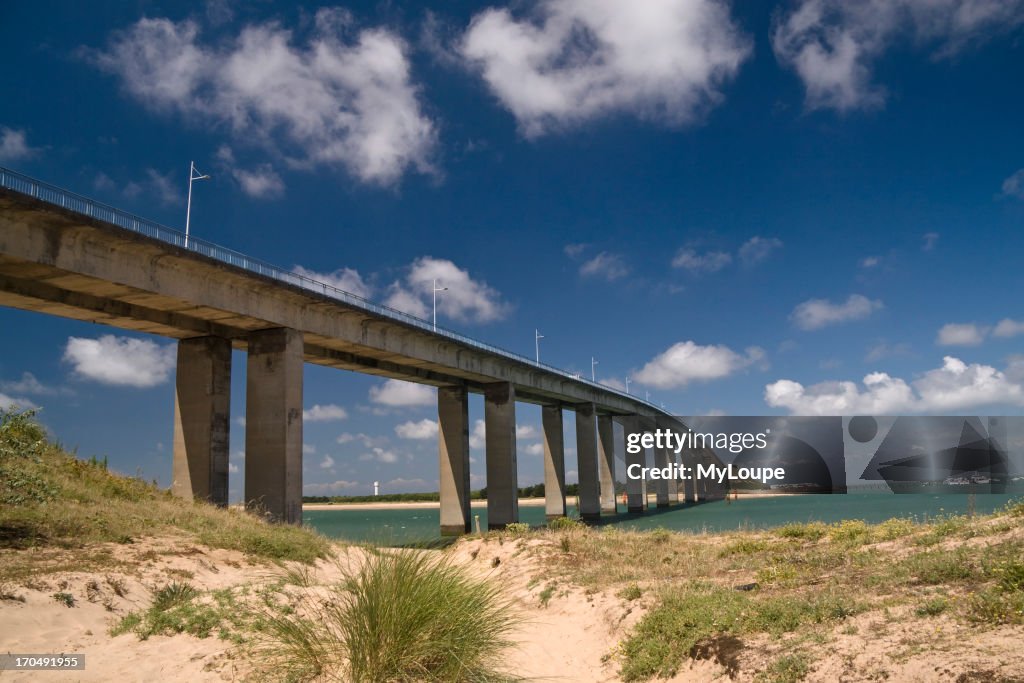 Pont de Noirmoutier, Pays de la Loire, France.