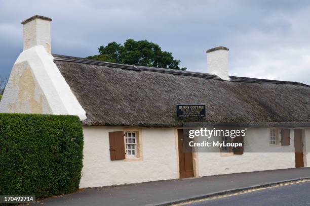 Robert Burns' birthplace, historic house, Alloway, Ayrshire, Scotland, United Kingdom.