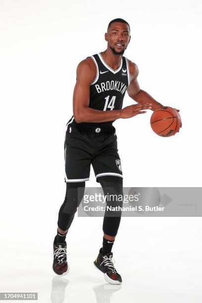 Harry Giles III of the Brooklyn Nets poses for a portrait for Media Day at the Barclays Center in Brooklyn, New York. NOTE TO USER: User expressly...
