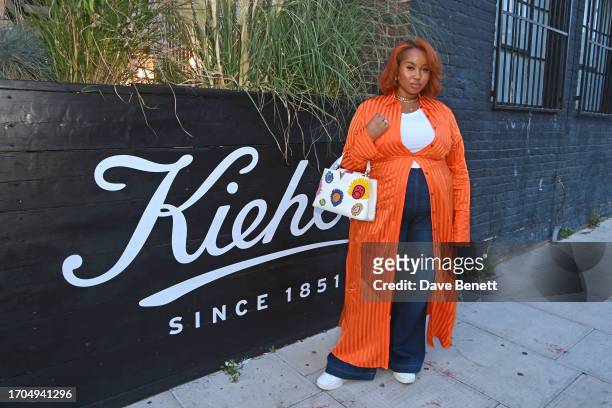 Lauren Nicole attends The Beauty of Age presented by Kiehl's Supper Club at Bistrotheque on October 3, 2023 in London, England.