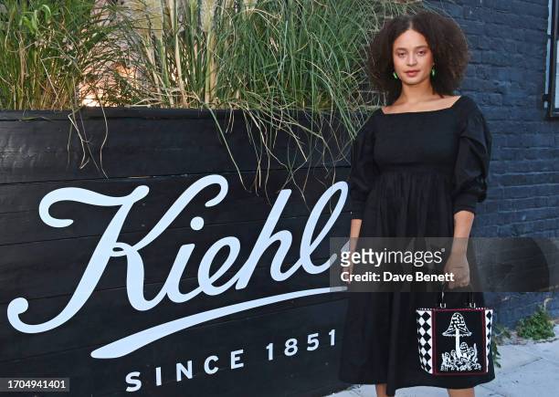 Connie Constance attends The Beauty of Age presented by Kiehl's Supper Club at Bistrotheque on October 3, 2023 in London, England.