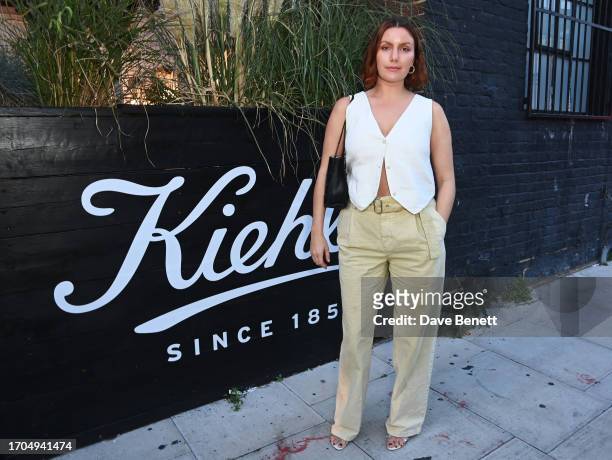 Emma Hoareau attends The Beauty of Age presented by Kiehl's Supper Club at Bistrotheque on October 3, 2023 in London, England.