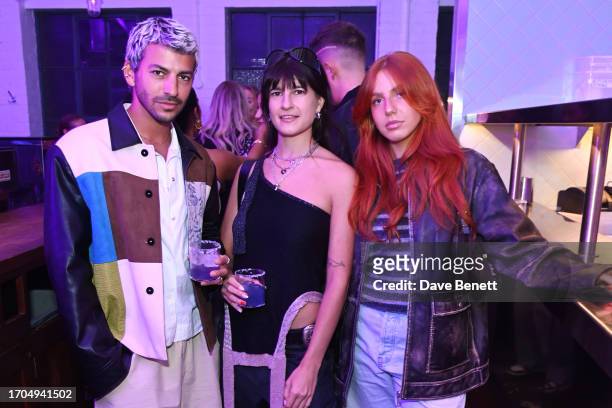 Olaf Hernandez, Magda Kaczmarska and Laura Klein attend The Beauty of Age presented by Kiehl's Supper Club at Bistrotheque on October 3, 2023 in...
