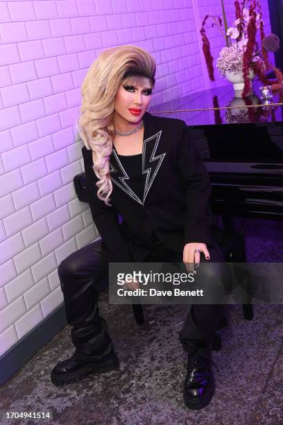 Jodie Harsh attends The Beauty of Age presented by Kiehl's Supper Club at Bistrotheque on October 3, 2023 in London, England.
