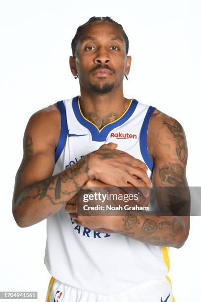 Rodney McGruder of the Golden State Warriors poses for a portrait during NBA Media Day on October 2, 2023 at Chase Center in San Francisco,...