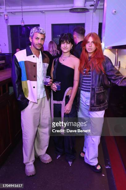 Olaf Hernandez, Magda Kaczmarska and Laura Klein attend The Beauty of Age presented by Kiehl's Supper Club at Bistrotheque on October 3, 2023 in...